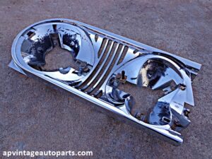 1961 Mercury Monterey headlight door grille bezel