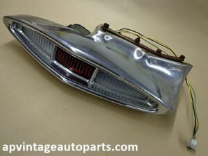 1968 Cadillac Fleetwood bumper end tail light assembly