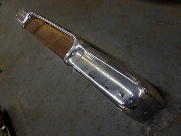 1958 Chevrolet Impala Bel Air rear bumper assembly