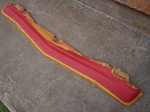 1974 Ford Pinto splash pan gravel guard