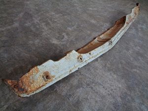 1962 Mercury Comet front bumper splash pan gravel guard