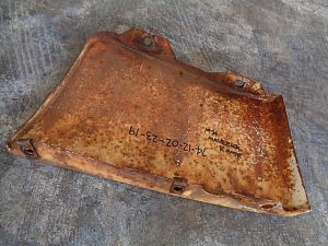 1974 Ford Maverick RH fender lower extension panel