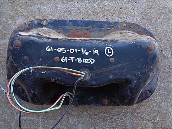 1961 1963 Ford Thunderbird headlight bucket assembly