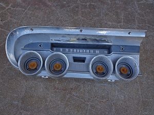 1962 1963 Mercury Meteor instrument cluster