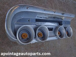 1962 1963 Mercury Meteor instrument cluster