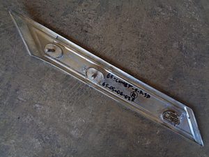 1965 Mercury Comet sail panel trim ornament