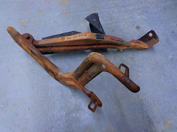 1969 Chevrolet Impala LH front bumper bracket set