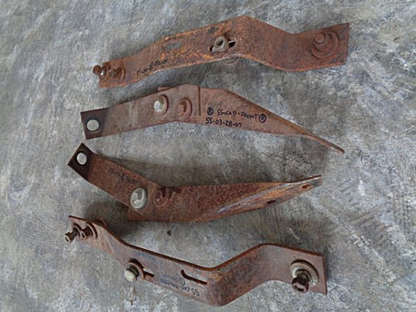 1955 Cadillac front bumper brackets