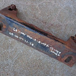 1968 Chevrolet Impala Bel Air rear center bumper mounting bracket