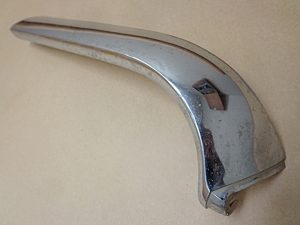 1958 Chevrolet Impala LH grille extension hood bar