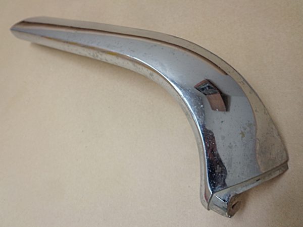 1958 Chevrolet Impala LH grille extension hood bar