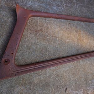 1958 Ford Country Sedan LH rear quarter window interior trim garnish