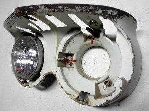 1960 Cadillac LH headlight bucket fender extension