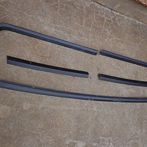 1967 Ford Galaxie 500 fastback rear window interior molding set