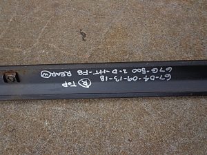 1967 Ford Galaxie 500 fastback rear window interior molding