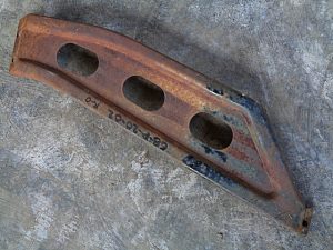 1968 Ford Thunderbird RH front outer bumper bracket