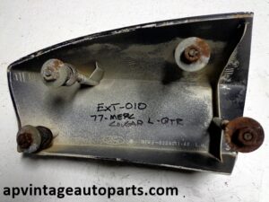 1977 Mercury Cougar rear quarter extension LH driver
