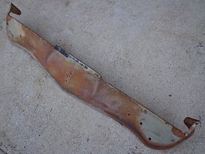 1956 Ford front splash pan gravel guard