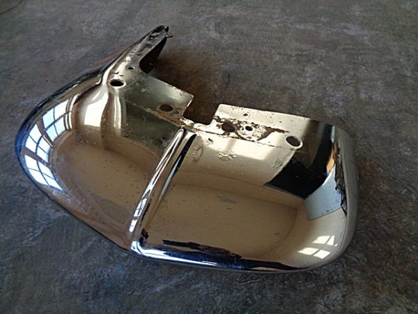 1960 Cadillac RH front upper bumper corner end