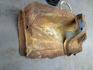 1973 Plymouth Duster manual shift floor hump panel