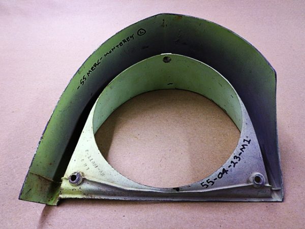 1955 Mercury Monterey LH fender extension