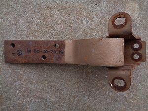 1961 Mercury Commuter wagon RH door upper hinge