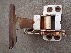 1965 Ford Galaxie 500 4 dr sedan LH front upper door hinge