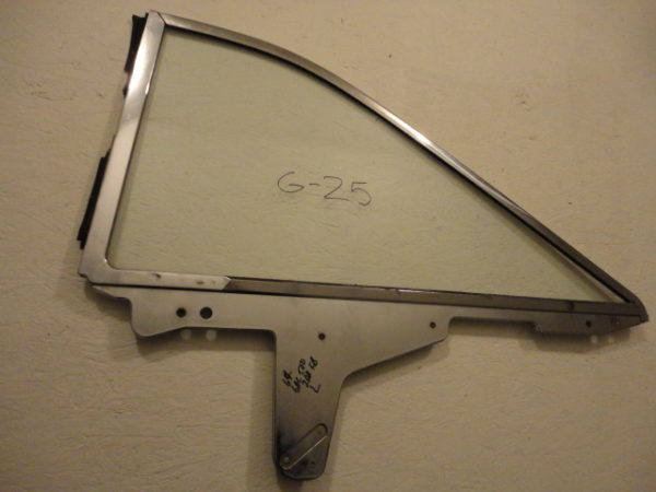 1964 Ford Galaxie 500 LH rear quarter window assembly