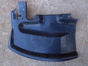 1971-1973 Mercury Cougar RH fender inner front splash shield