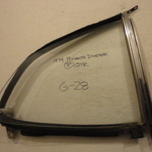 1974 Plymouth Duster RH quarter window assembly OEM