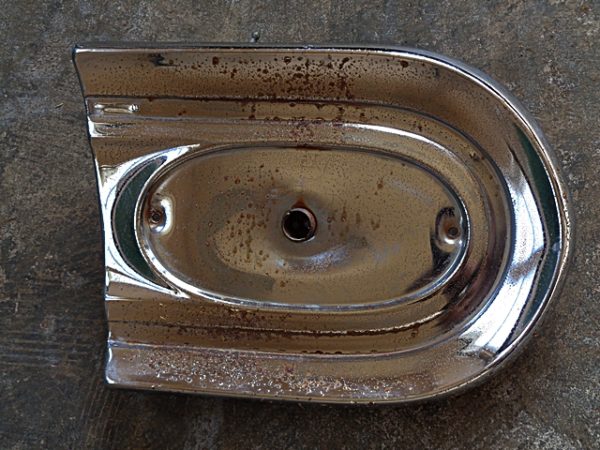 1958 Ford Fairlane LH outer tail light housing bezel