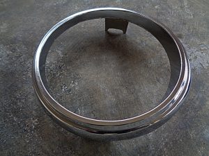 1962 Mercury Comet LH outer headlight bezel