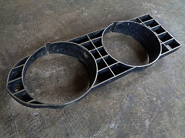 1970 Ford Torino GT RH headlight door grille bezel