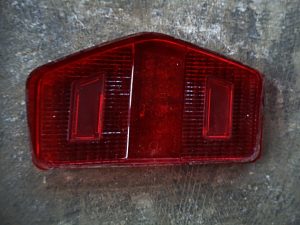 1972 Oldsmobile Delta 88 LH tail light lens OEM