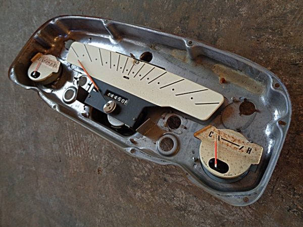 1959 Ford Fairlane instrument gauge housing