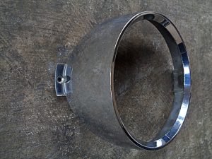 1961 Mercury Monterey LH outer headlight bezel