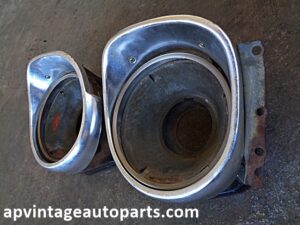 1965 Chevrolet Impala headlight bracket bucket bezel