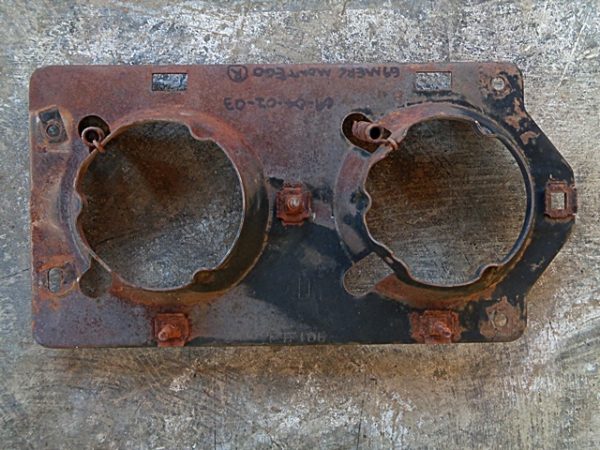 1969 Mercury MOntego headlight bucket base platform