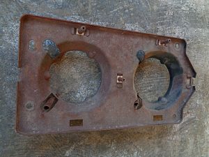 1969 Mercury Montego headlight bucket frame