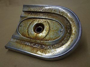 1958 Ford Ranch Wagon RH outer tail light bezel