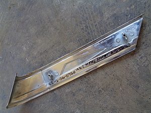 1962 Mercury Comet LH sail panel molding trim