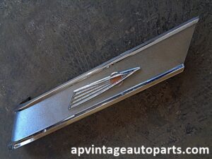 1962 Mercury Comet RH sail panel molding