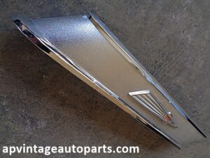 1962 Mercury Comet sail panel molding trim ornament