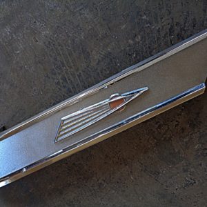 1962 Mercury Comet RH lower sail panel molding ornament