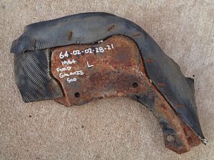 1964 Ford Galaxie fender splash shield OEM