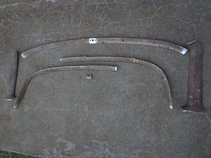 1955 Mercury Motnerey interior front windshield molding garnish