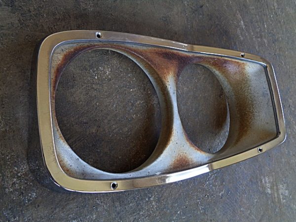 1965 Ford Galaxie headlight door bezel
