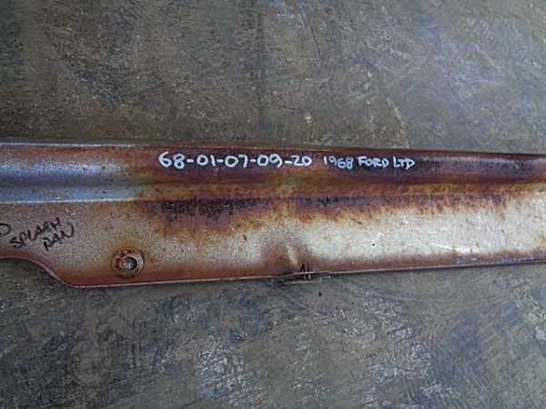 1968 Ford LTD splash pan bumper filler