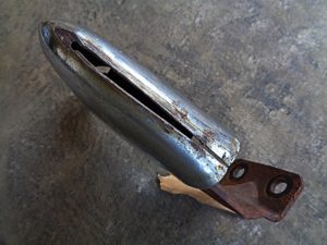 1959 Chevrolet Impala rear bumper guard and bracket assembly