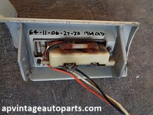 1964 Cadillac Deville wiper switch dash assembly